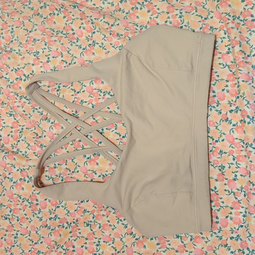 Lululemon Tan Energy Sports Bra